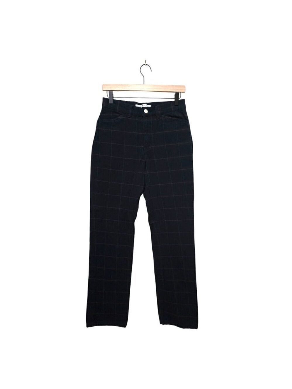Tommy Hilfiger Vintage Windowpane High Rise Straight Leg Pants Sz 6 - Picture 1 of 8